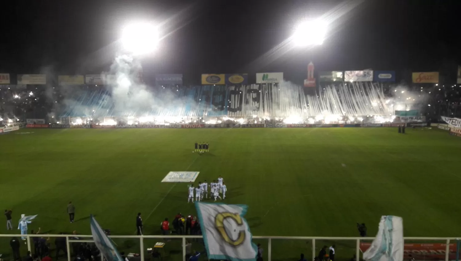 IMPACTANTE. La gente de Atlético copó el Estadio Monumental. (FOTO ATOficial)