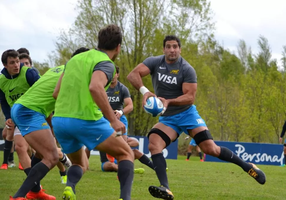 EXPERIENCIA. Ante los All Blacks, Leguizamón cumplirá 80 tests con Los Pumas. 