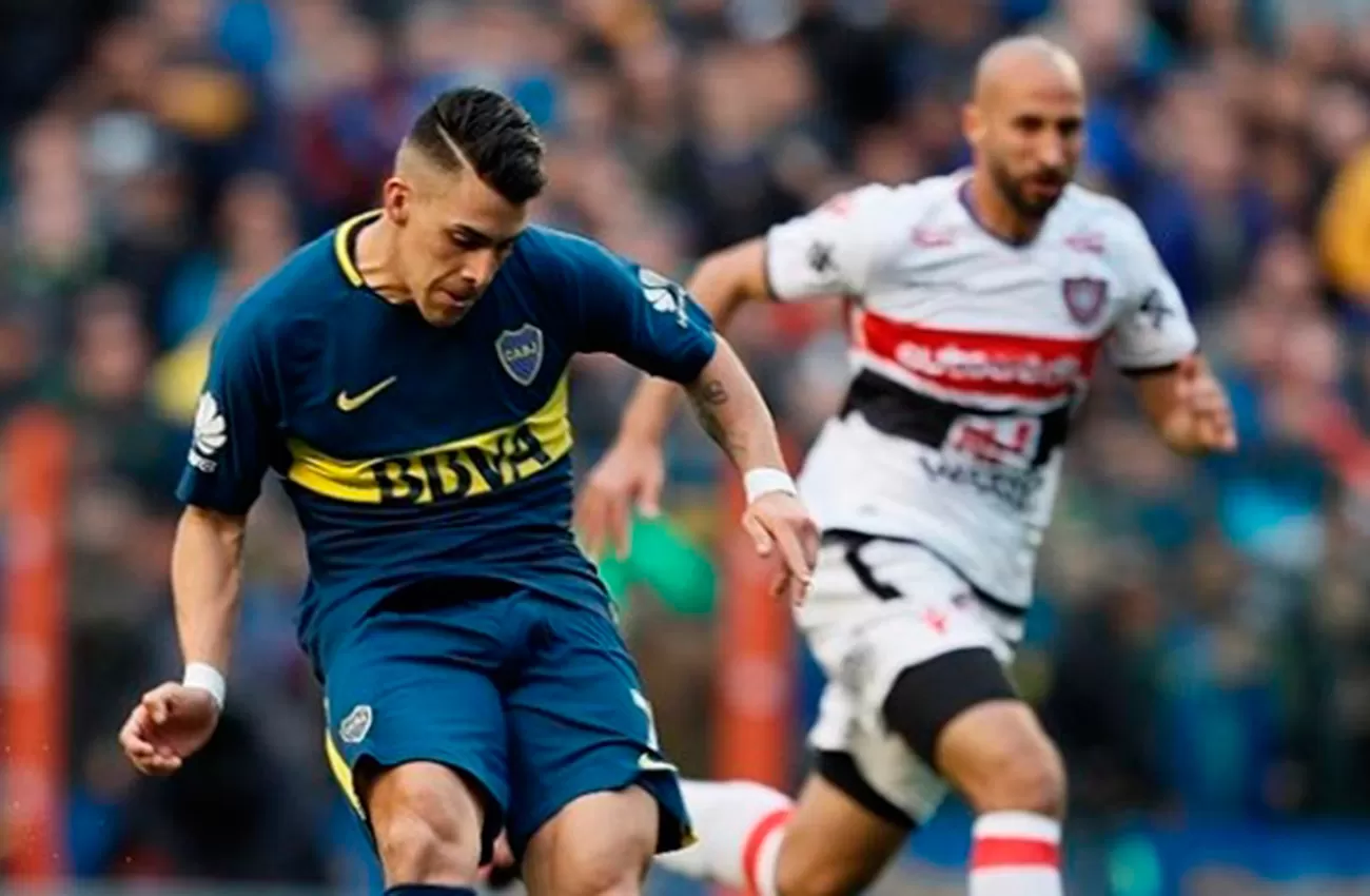 GOLEADOR. Cristian Pavón (FOTO DE BOCA JUNIORS OFICIAL)