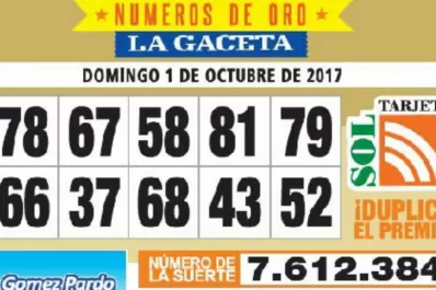 Los Números de Oro de LA GACETA