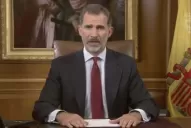 El rey de España pide asegurar el orden constitucional ante el desafío independentista catalán