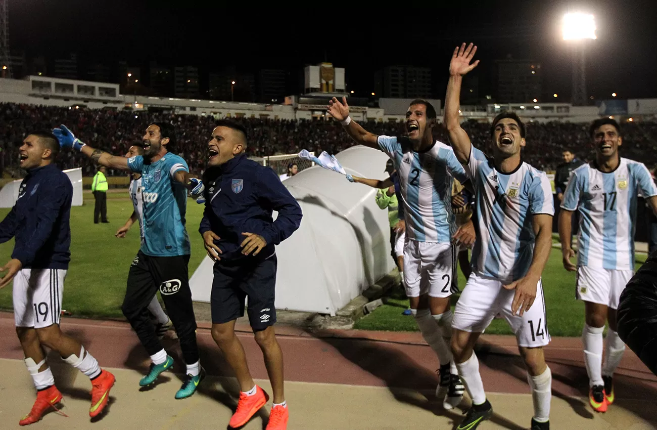 ATLÉTICO CELEBRÓ EN LA ALTURA DE QUITO, ANTE EL NACIONAL (ARCHIVO LA GACETA)