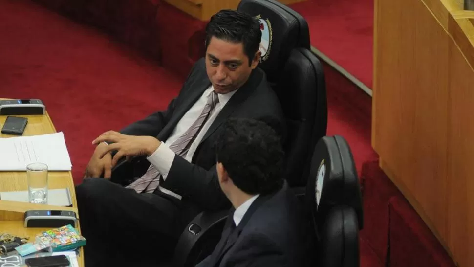 EN LA CÁMARA. El legislador oficialista Emiliano Vargas Aignasse llegó a la Legislatura en diciembre de 2013. la gaceta / foto de jorge olmos sgrosso (archivo)