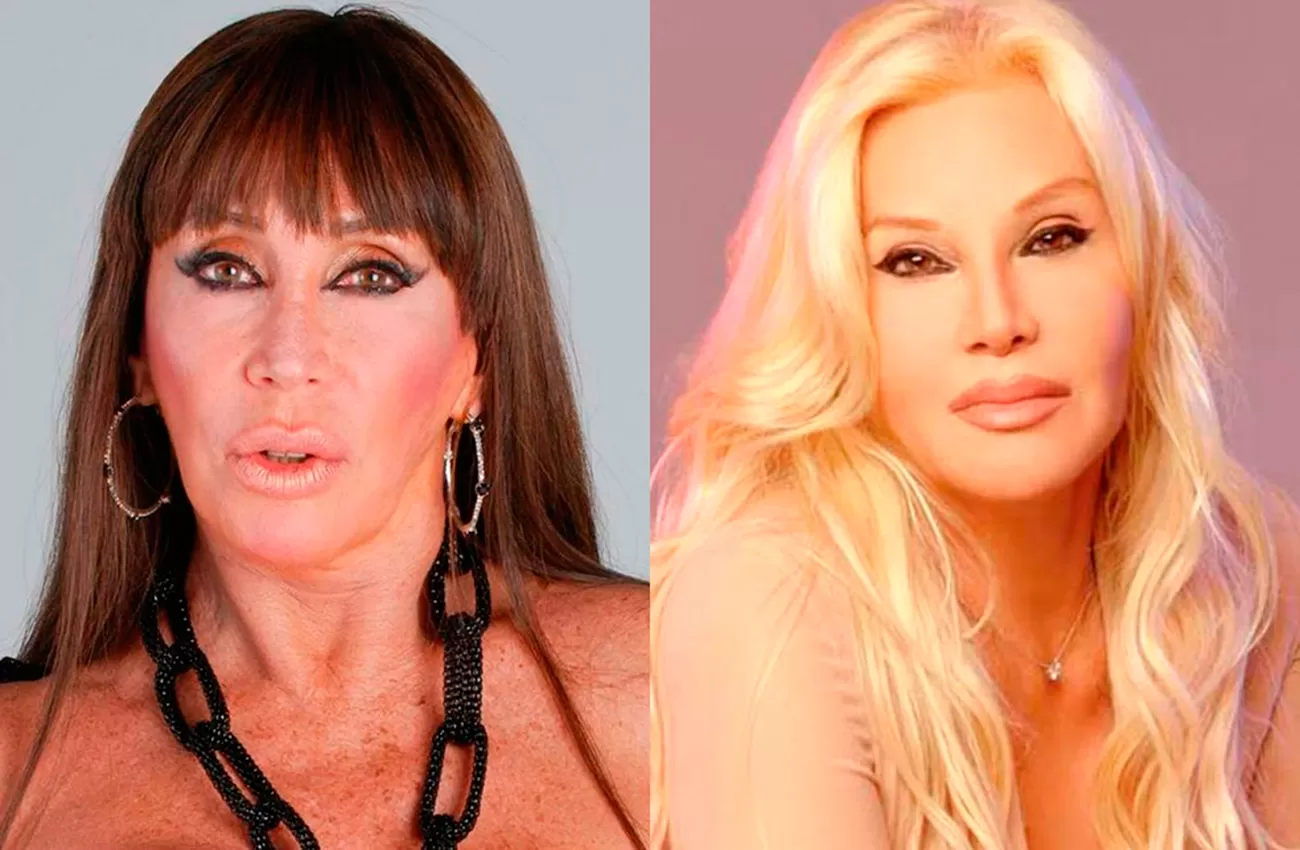 MORIA CASAN Y SUSANA GIMÉNEZ (FOTO TOMADA DE TWITTER)