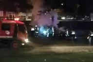 Tragedia en la ruta 9: chocó contra un árbol, su camioneta se incendió y murió