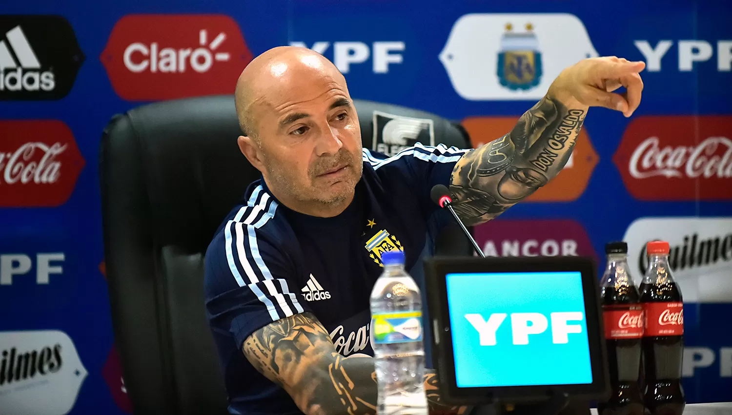 Sampaoli confía en que Argentina puede obtener el pasaje a Rusia. TÉLAM