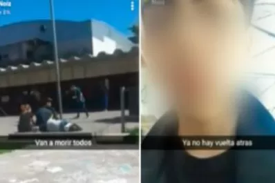 Van a morir todos, dijo un adolescente que fue con tres armas a su escuela