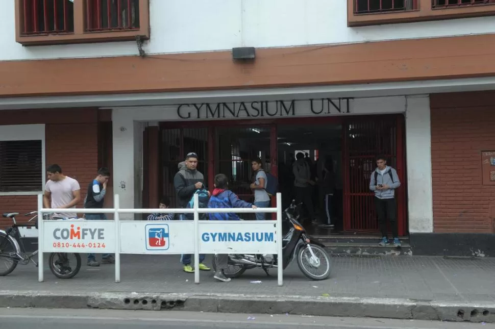 GYMNASIUM. El colegio de Barrio Norte donde ocurrió el accidente. 