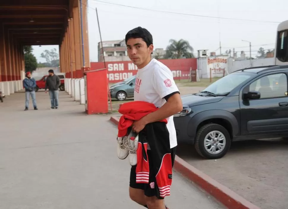 ¿LLEGA? Serrano se entrenó normalmente tras recuperarse de la lesión. la gaceta / foto de héctor peralta