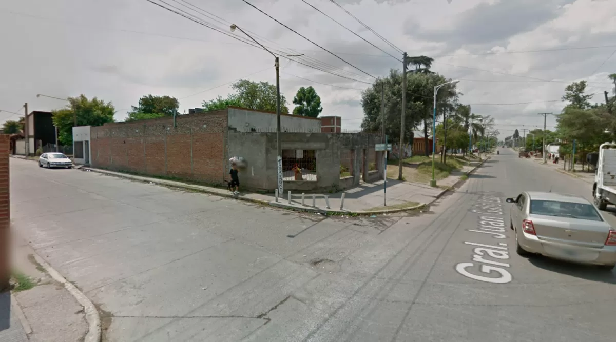 OPERATIVO. La persecución comenzó en Lavalle y Pedro León Gallo. CAPTURA GOOGLE MAPS