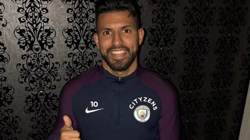 SERGIO AGÜERO (FOTO TOMADA DE TWITTER)