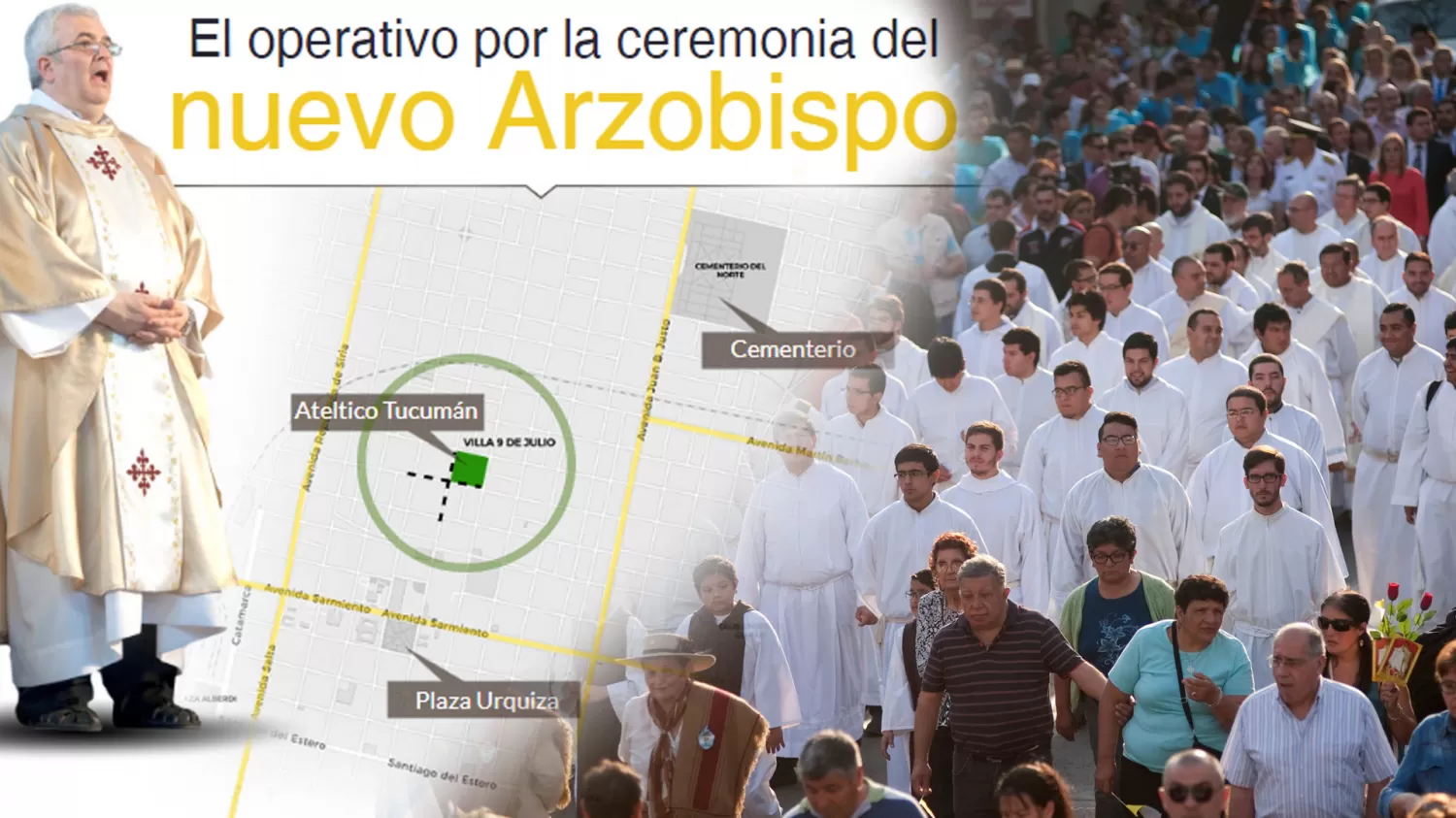 Infografía: todo lo que hay que saber de la ordenación del nuevo arzobispo de Tucumán