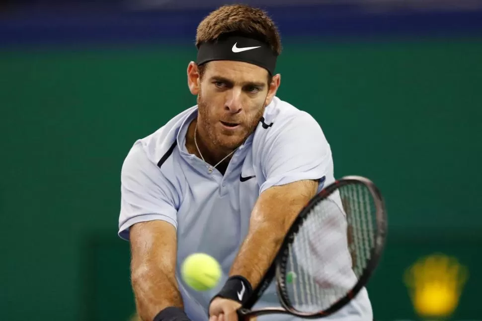 CON TEMPLE. Juan Martín del Potro logró su tercera victoria en China. reuters