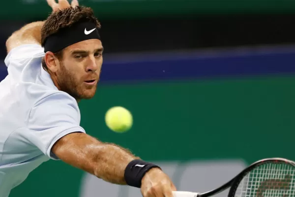 Juan Martín del Potro cayó ante Roger Federer en la semifinal del Masters de Shanghai