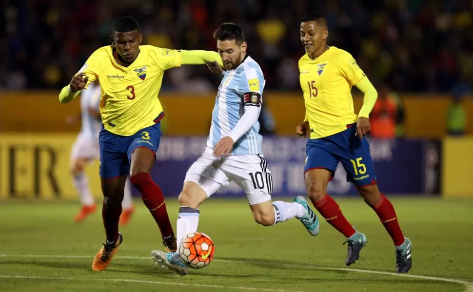 LO HIZO DE NUEVO. Messi brilló en Quito, pero difícilmente gane el Balón de Oro. 