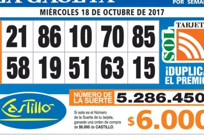 Los Números de Oro de LA GACETA