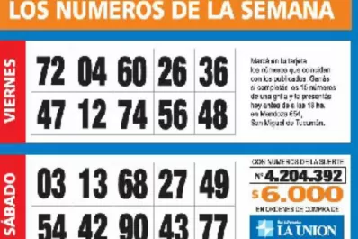 La grilla completa de los Números de Oro