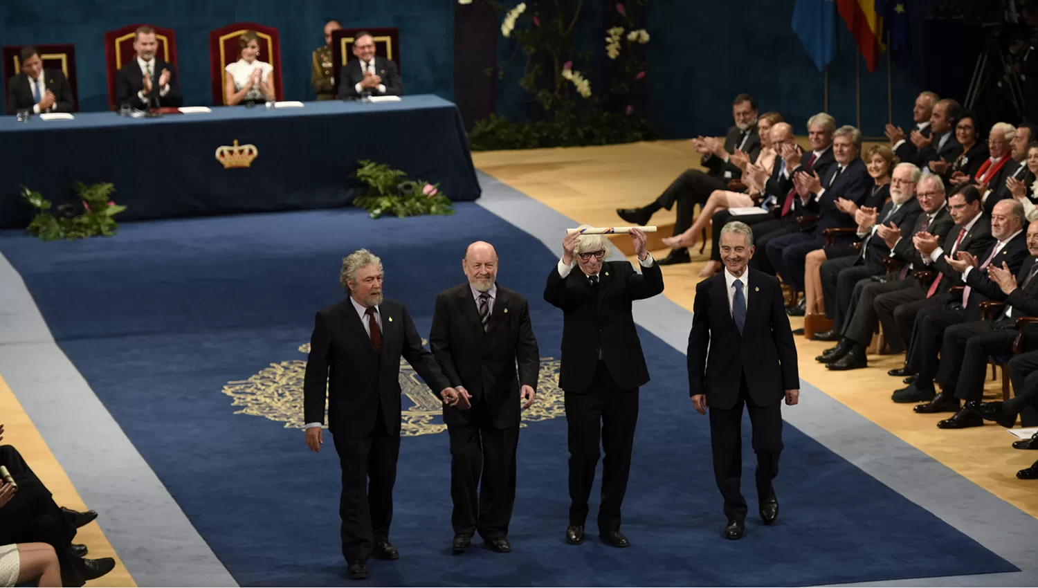 Les Luthiers recibió el premio internacional en España. FOTO DE REUTERS. 