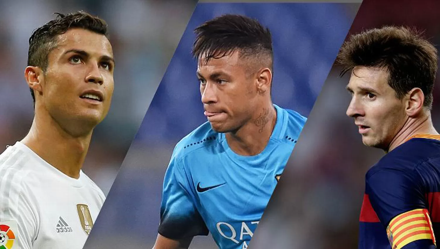 CRISTIANO, NEYMAR Y MESSI