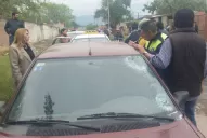 Video: así quedaron los autos apedreados que pertenecen a fiscales de Cambiemos