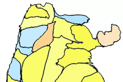 El peso electoral de cada distrito, según el Atlas de Andy Tow