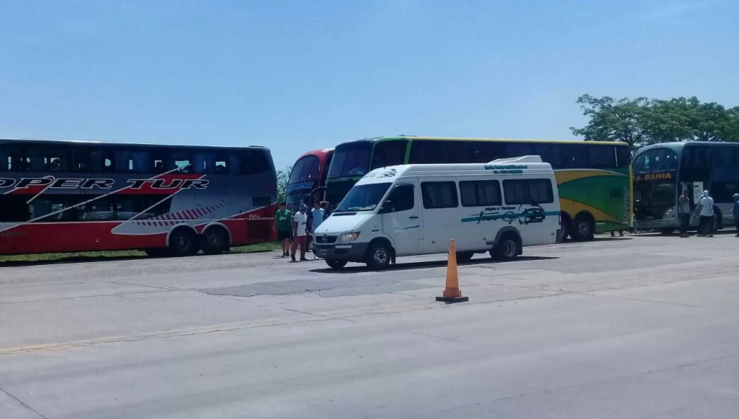 Miles de tucumanos viajaron para alentar a Atlético esta noche.