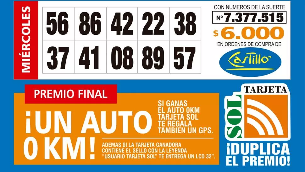 Los Números de Oro de LA GACETA