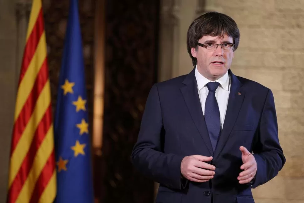 SECESIONISTA. Puigdemont impulsó la independencia con un referendo.  reuters