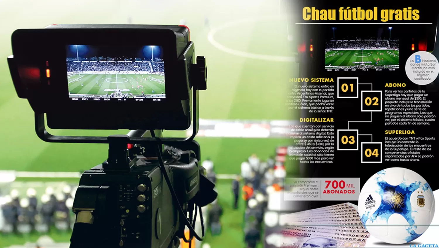 Infografía: lo que hay que saber sobre el fin del fútbol gratis