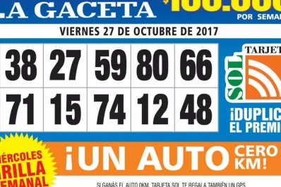 Los Números de Oro de LA GACETA