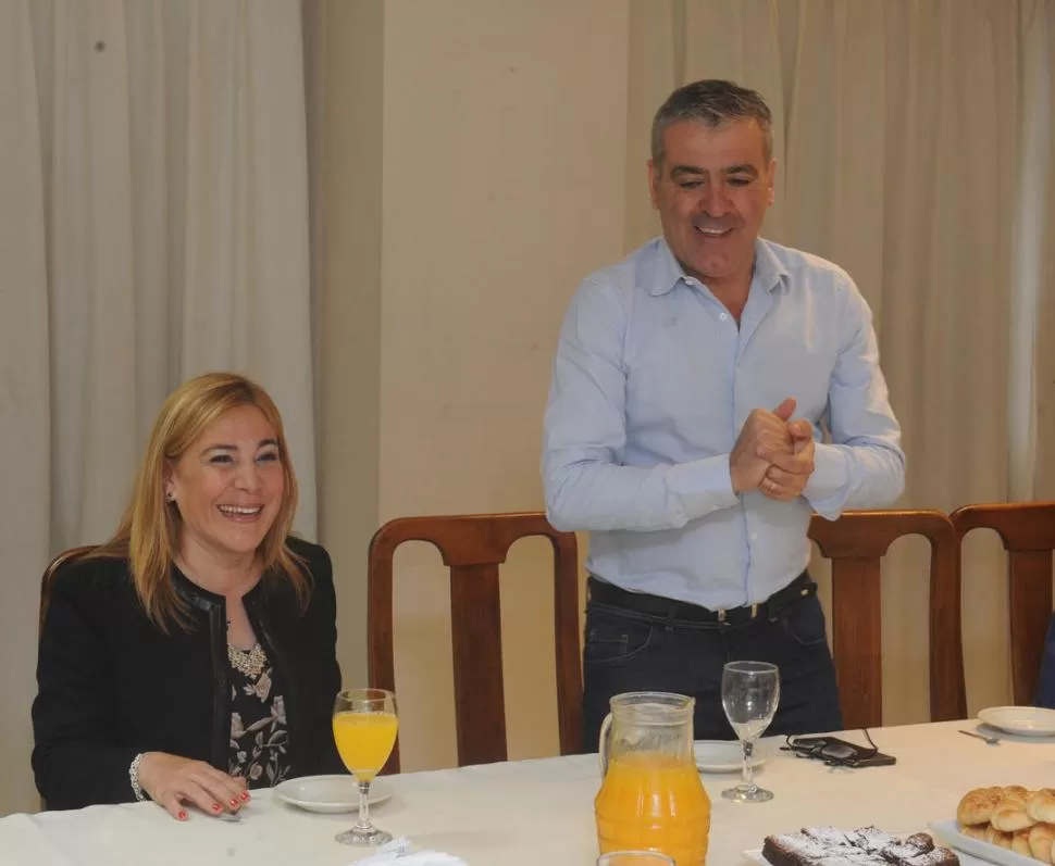 EXULTANTES. Entre chanzas, Ávila y Cano negaron prácticas clientelares. la gaceta / foto de Antonio Ferroni