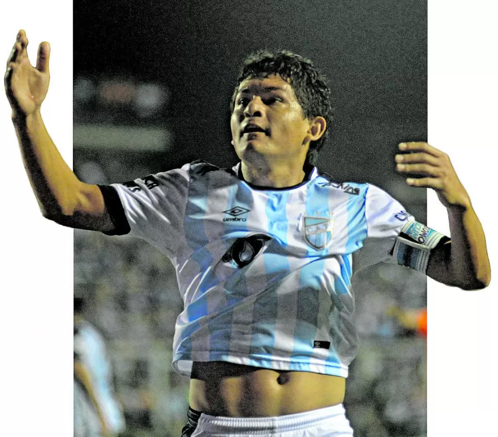 ÍDOLO. “Pulguita” siempre tiene un plus para aportarle a Atlético. Quiere seguir dejando huellas. la gaceta / FOTO DE franco vera 