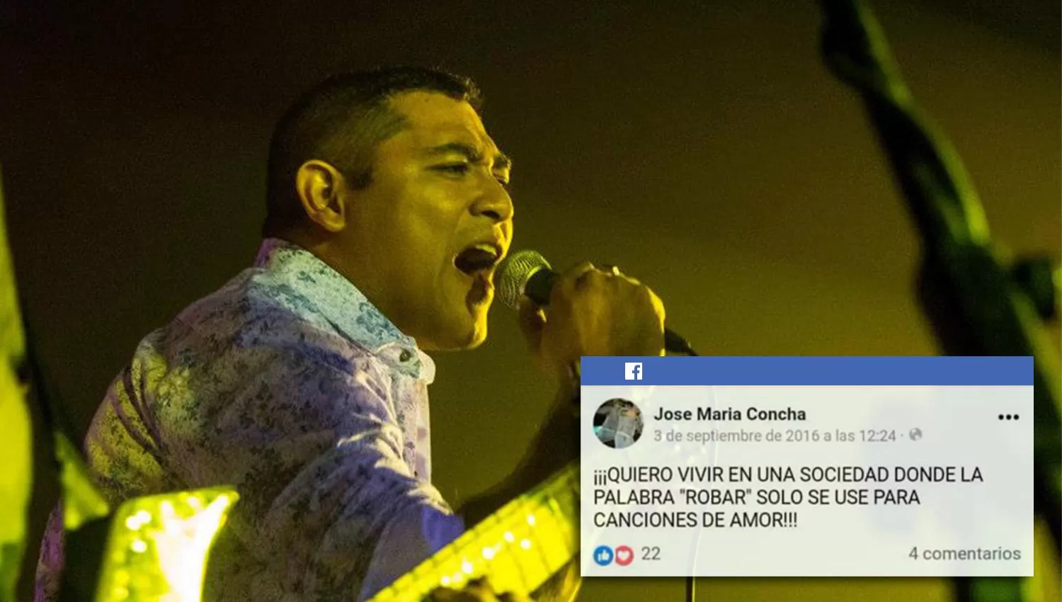 JOSÉ MARÍA CONCHA. La víctima tenía dos pasiones: la Policía y la música.