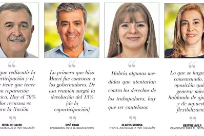 Los diputados electos por Tucumán celebraron el llamado de Macri, pero hicieron advertencias