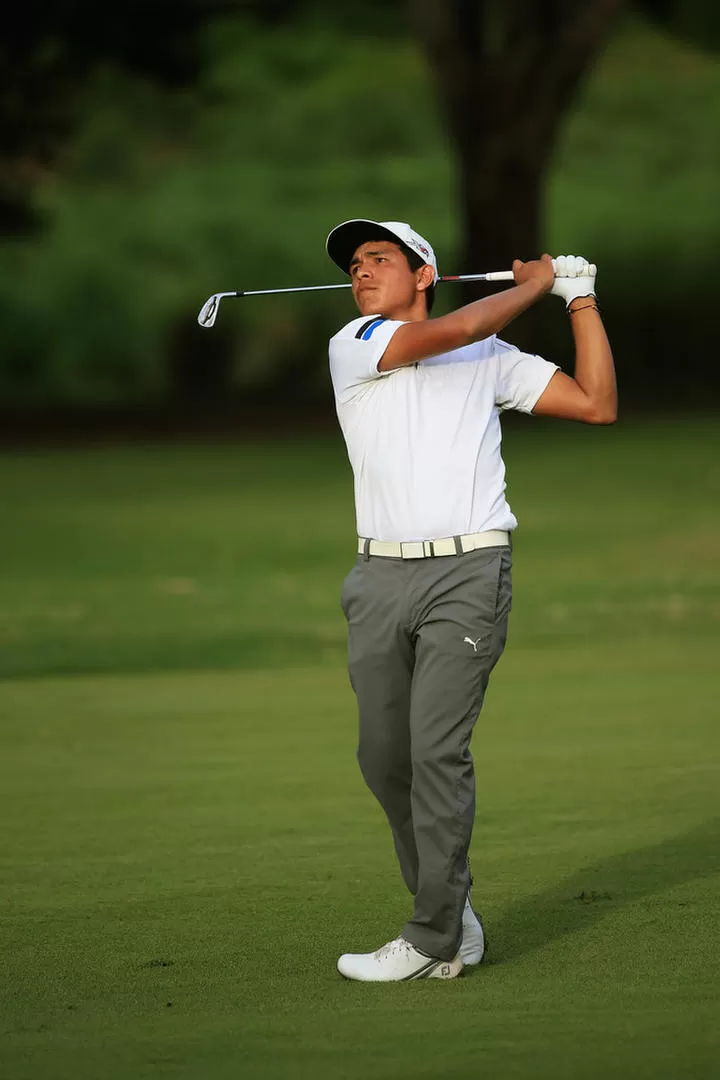 PRECISO. Núñez acertó cinco birdies en la última vuelta y terminó en el 7° lugar.  