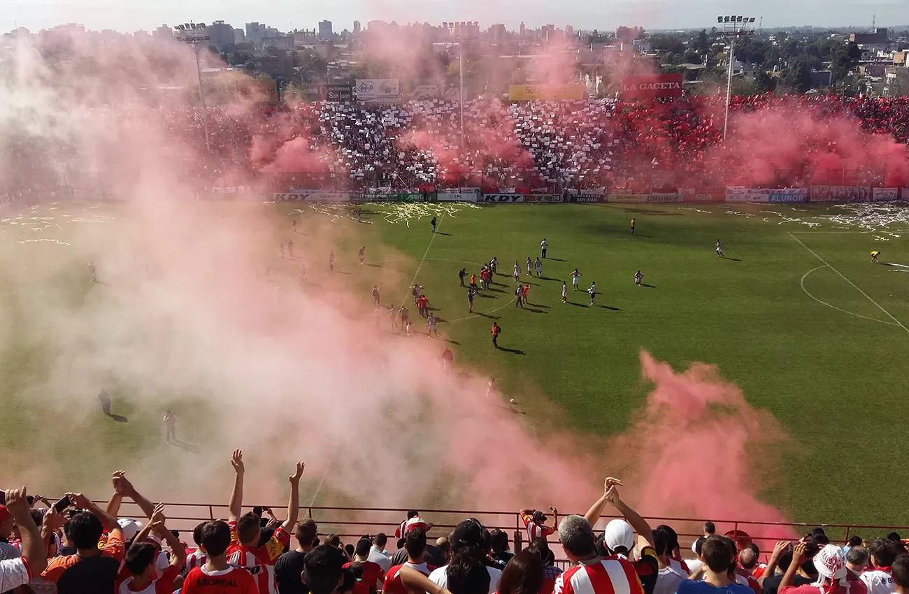UNA FIESTA. El estadio de La Ciudadela. (ARCHIVO)
