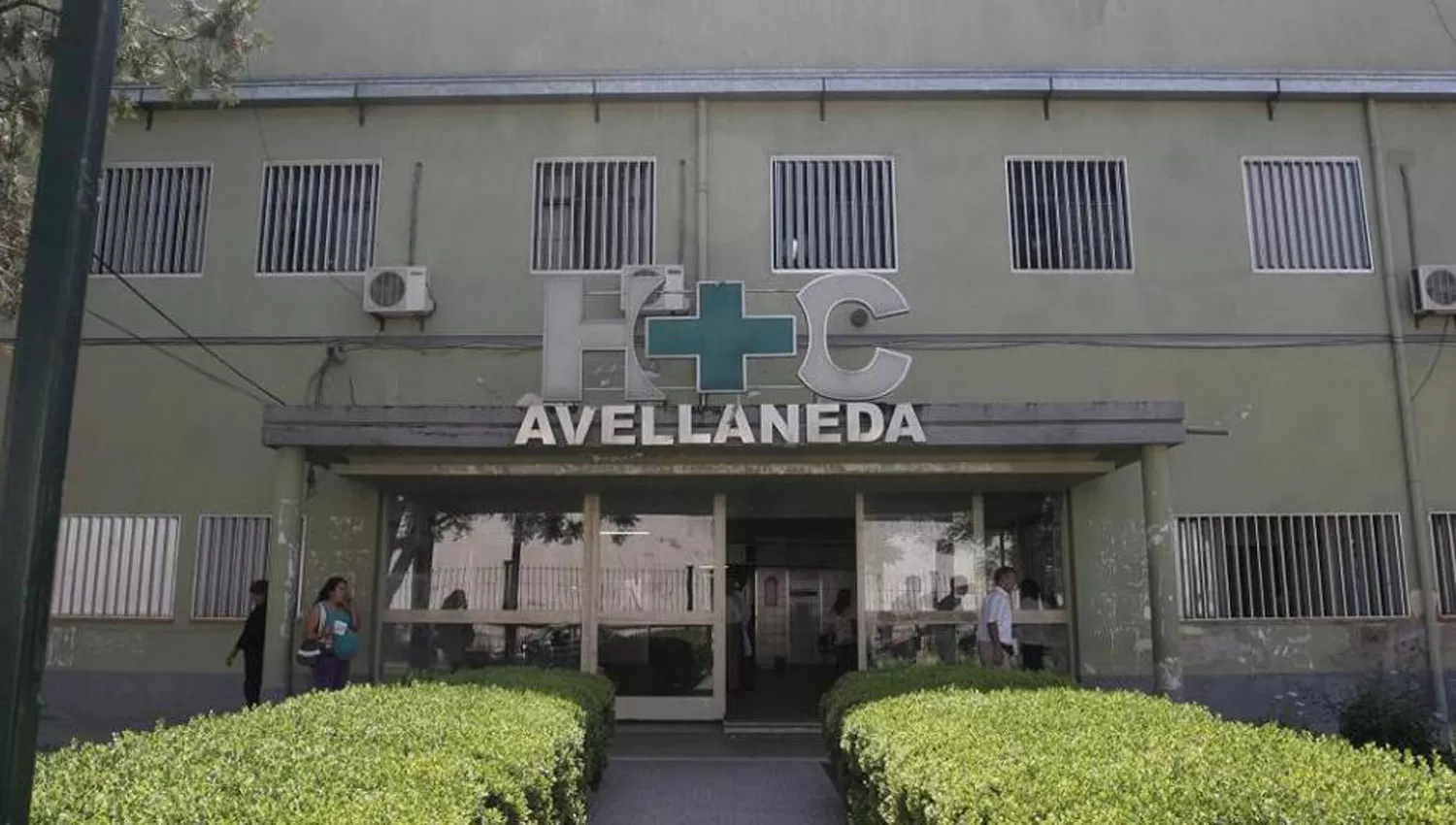 HOSPITAL AVELLANEDA. Acá fue atendida la chica agredida por su hermano. ARCHIVO