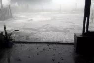 Las fotos más impactantes del granizo en el este tucumano