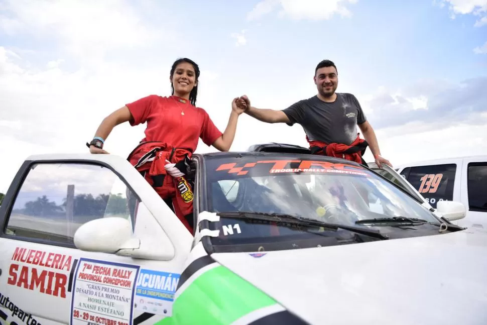 CLAVE. Assaf confió en Guanco y eso le permitió conducir la máquina con precisión por los caminos de tierra de la provincia. la gaceta / foto de osvaldo ripoll 