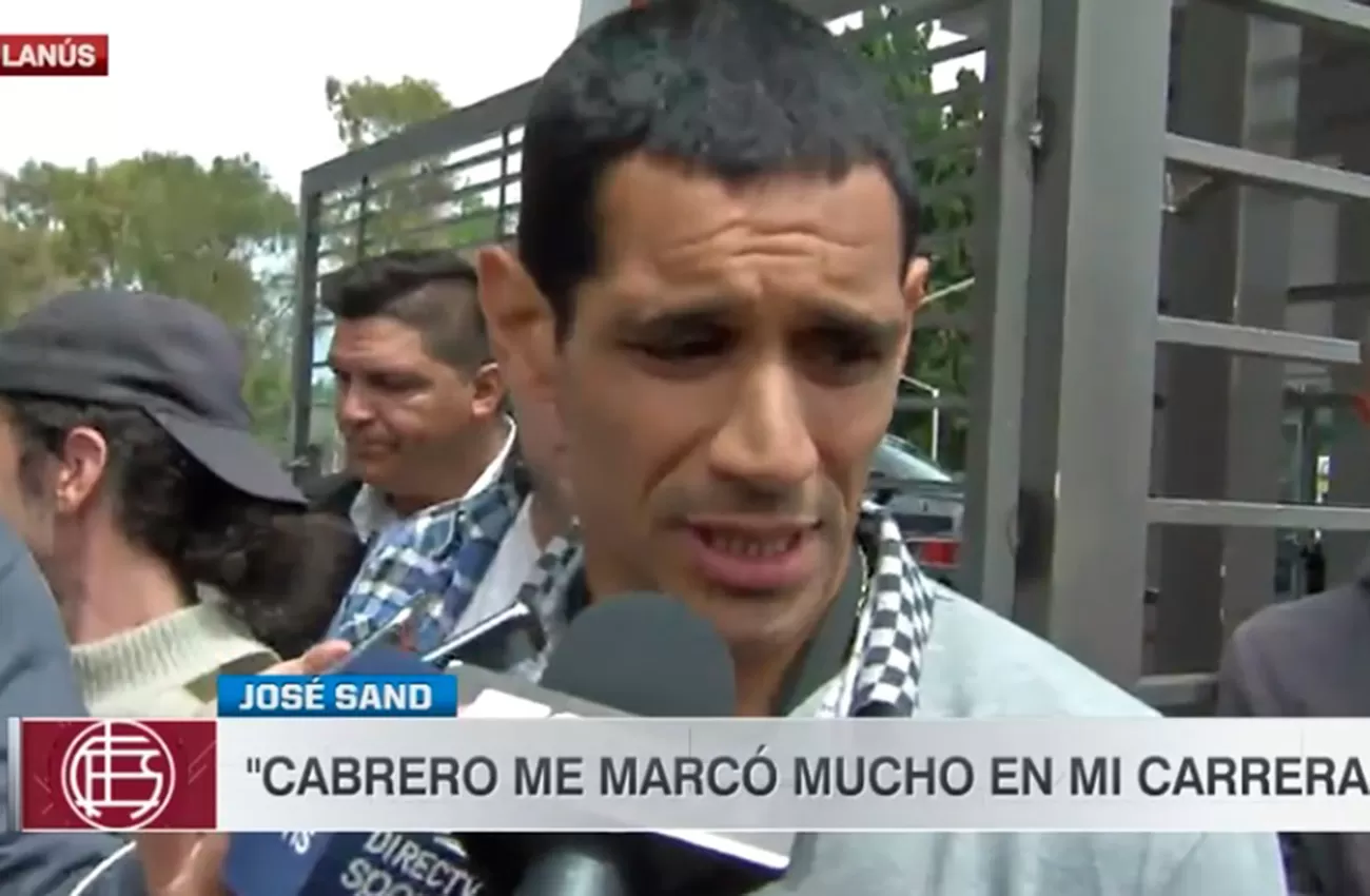 DOLOR. Sand habló del fallecimiento de Cabrero. (CAPTURA)