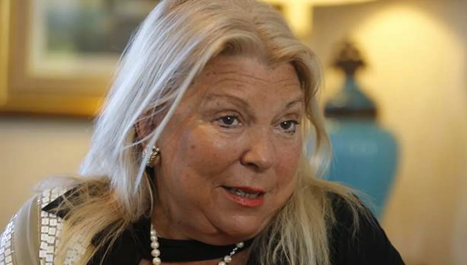 ELISA CARRIÓ. La diputada se refirió a la ex presidenta. FOTO TOMADA DE LA NACIÓN