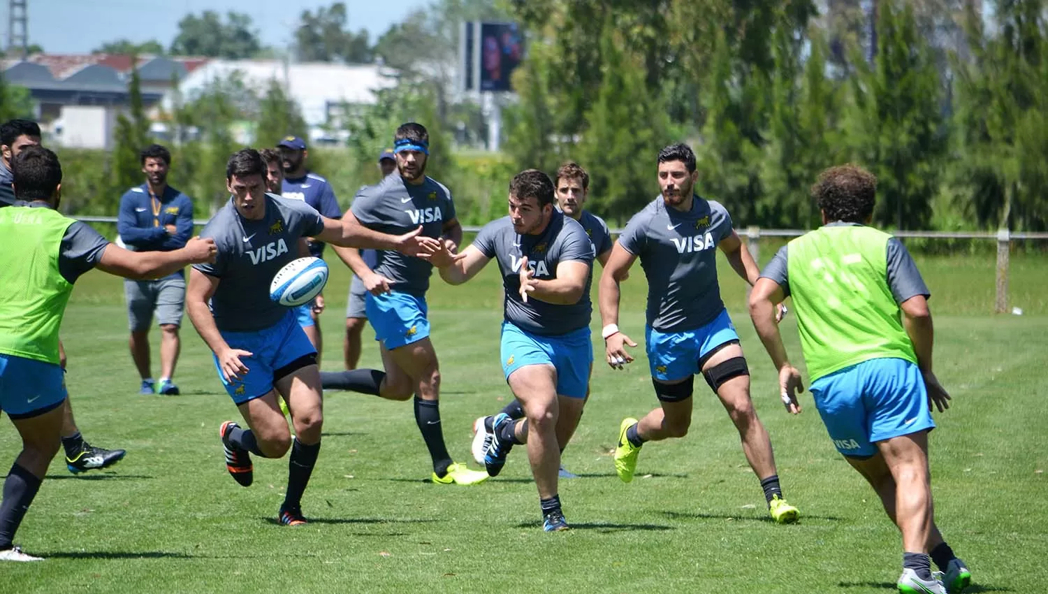 Los Pumas siguen entrenándose en el Buenos Aires CRC para la gira por Inglaterra, Italia e Irlanda.
FOTO TOMADA PRENSA LOS PUMAS 