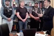 Boudou detenido: la primera foto preso en su departamento de Puerto Madero