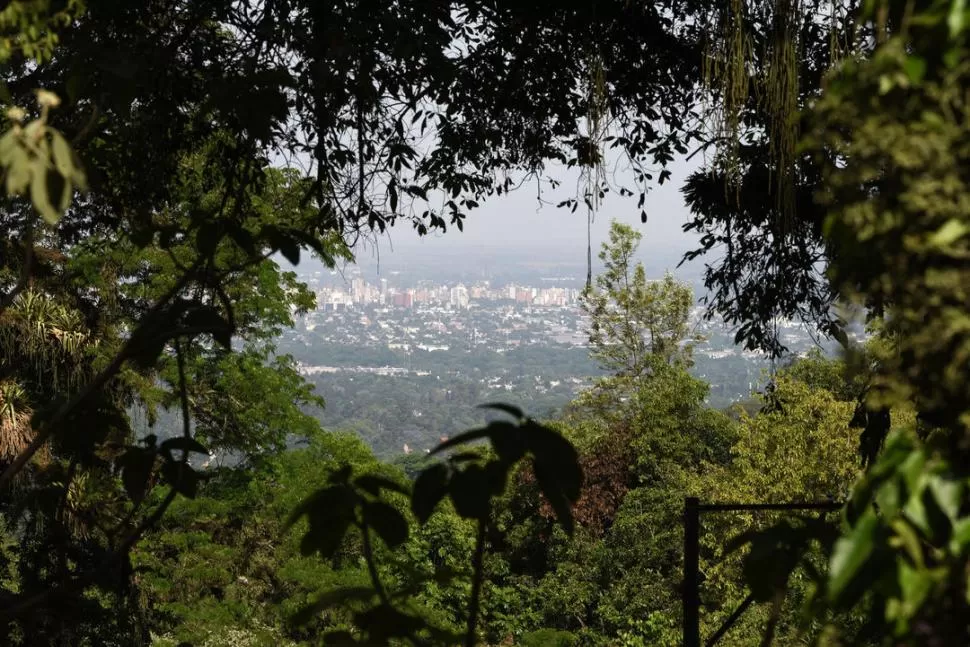 INCOMPARABLES. Desde los cerros las vistas hacia la ciudad forman parte de los principales atractivos paisajísticos que ofrece Yerba Buena. LA GACETA / FOTO DE DIEGO ARÁOZ.-