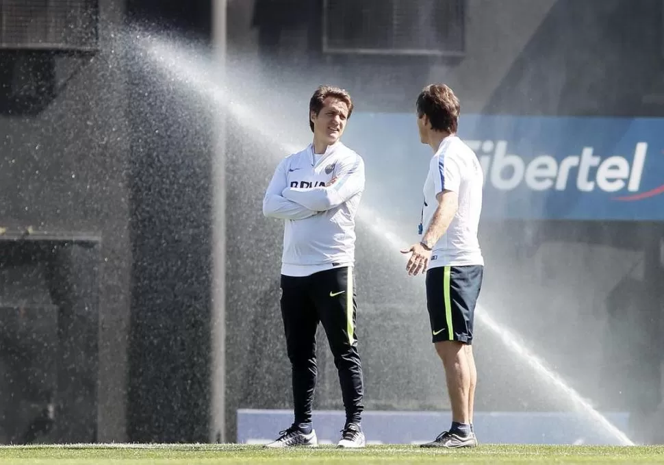 A GANAR. Barros Schelotto afirmó que no piensa especular en el Monumental. twitter @BocaJrsOficial