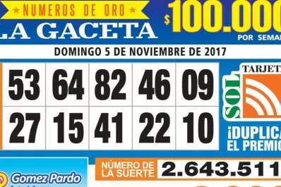 Los Números de Oro de LA GACETA