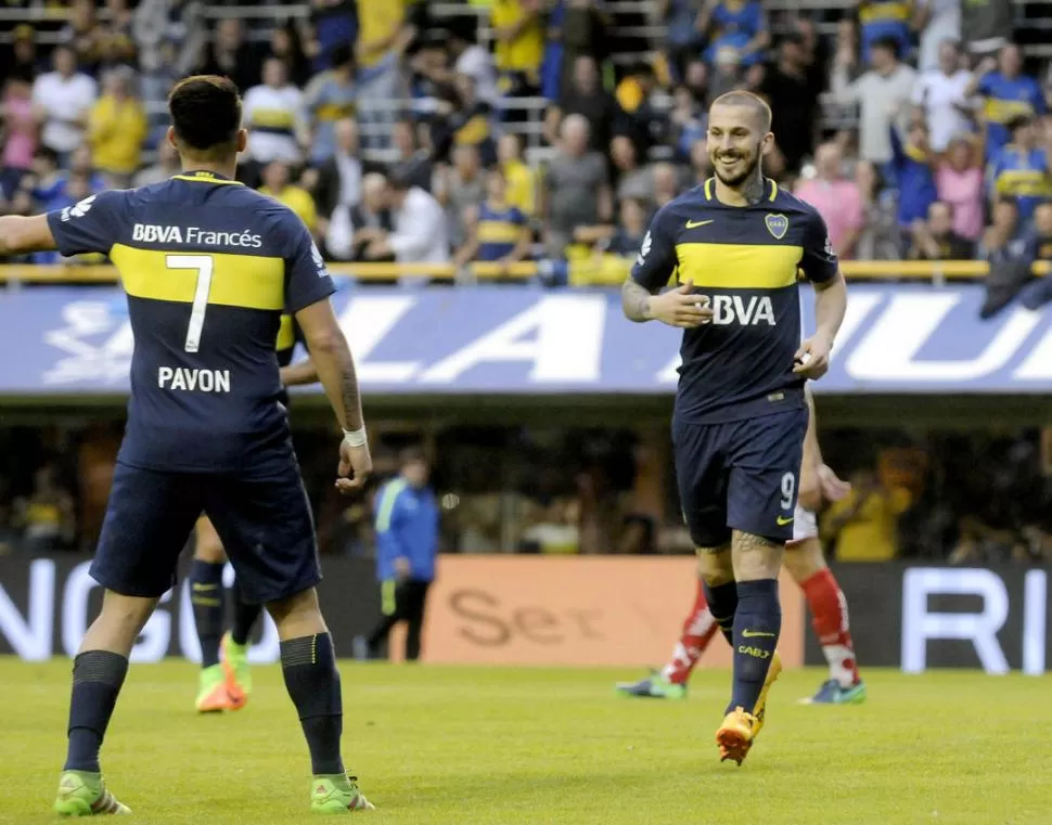 IMPLACABLE. Benedetto es el goleador del torneo y un jugador clave para Boca. DyN (archivo)