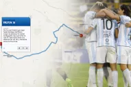 Por seguridad, la Policía estableció un único camino para que los hinchas de Atlético lleguen a Formosa