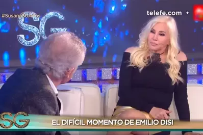 Las desafortunadas frases de Susana luego de que Emilio Disi contara que padece cáncer