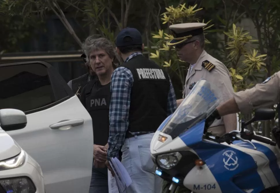 ILEGAL. Boudou fue detenido el viernes pasado, en la causa en que la se investiga enriquecimiento ilícito y negociaciones incompatibles con su función. telam